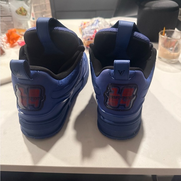 Louis Vuitton Blue and Red Athletic Shoes - Picture 1 of 3